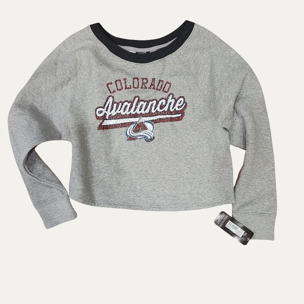 Kids' Grey Colorado Avalanche NHL Sweater NWT